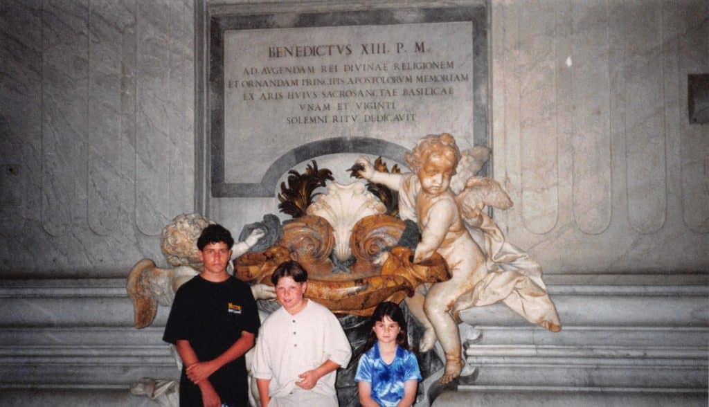 First European Experience with the family Rome Italy