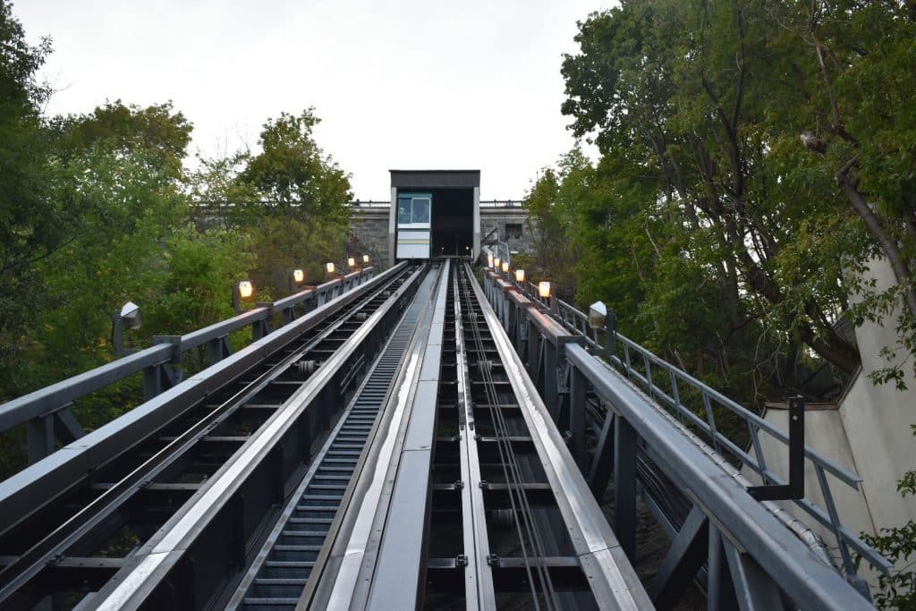 Funicular to Old Quebec City