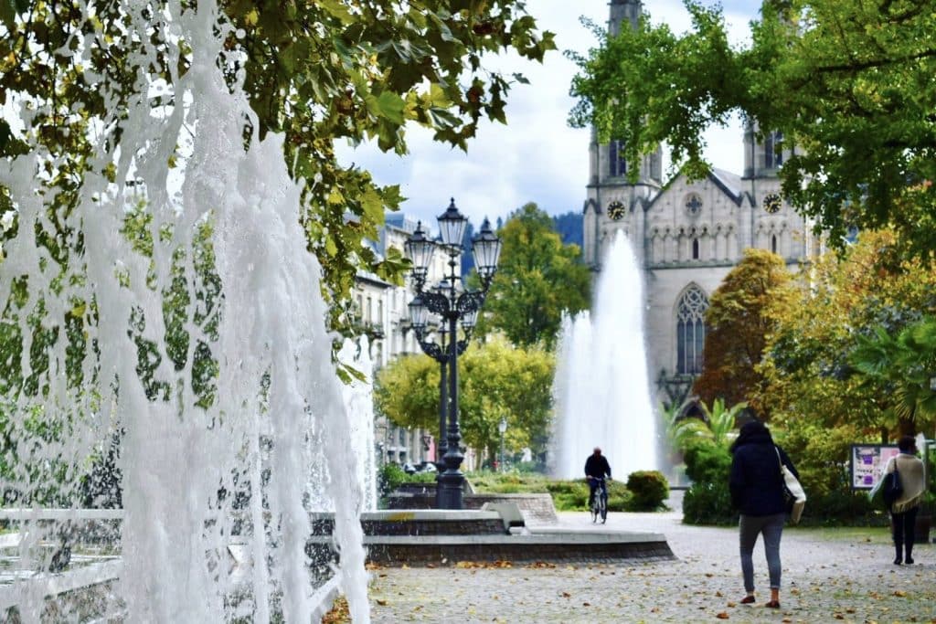 Baden Baden's city fountain