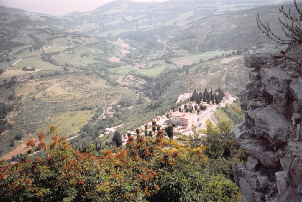 View from up high in Assisi