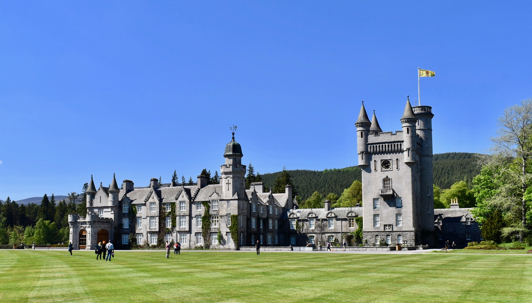 Outside of Balmoral Castle in Scotland- Travel By A Sherrie Affair